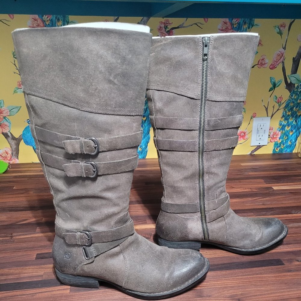 Born Odom Boots Grey Rustic